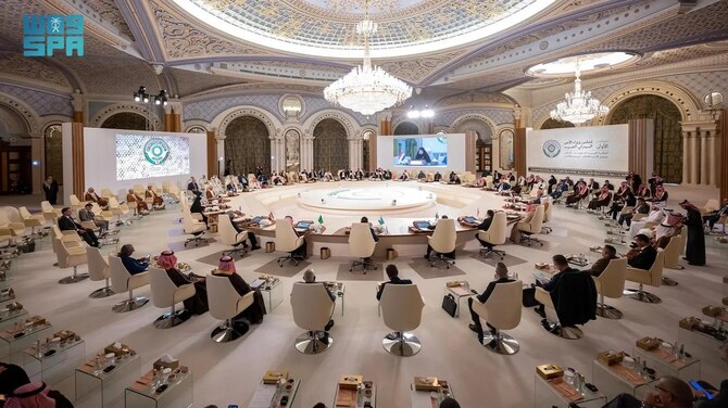 Saudi Arabia, represented by Majid Al-Mazid, governor of the National Cybersecurity Authority, chaired the inaugural session of the Council of Arab Cybersecurity Ministers in Riyadh on Monday. (SPA)