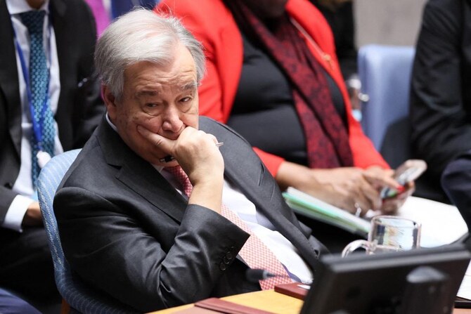 Antonio Guterres. (AFP/File)