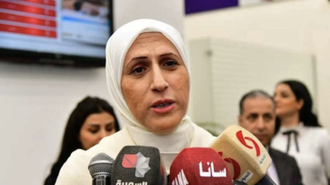 Syria’s new rulers have appointed Maysaa Sabrine, formerly a deputy governor of the Syrian central bank, to lead the institution. (Social media)