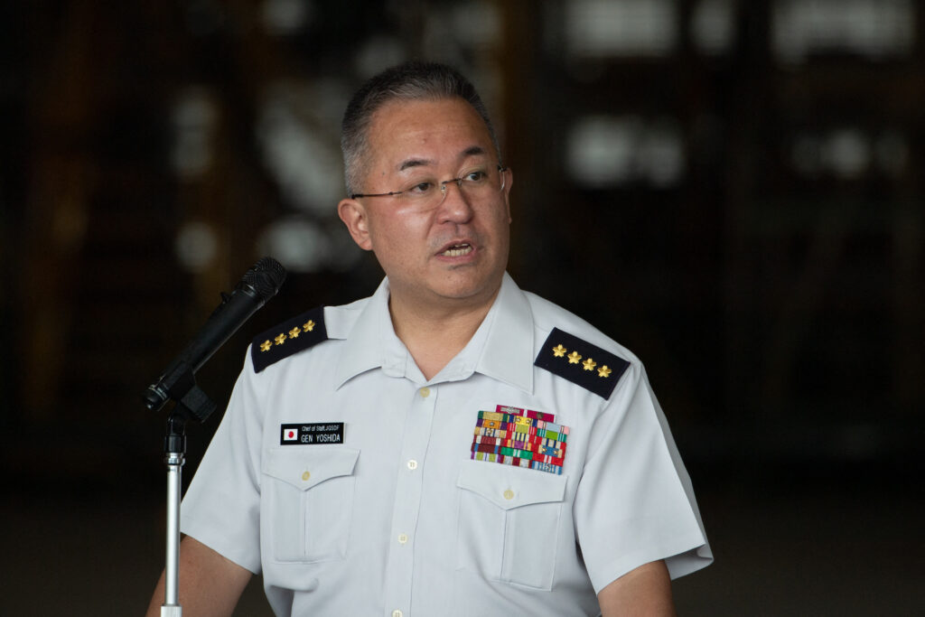 General YOSHIDA Yoshihide, Chief of Staff of Japan's Ground Self-Defense Force. (AFP)