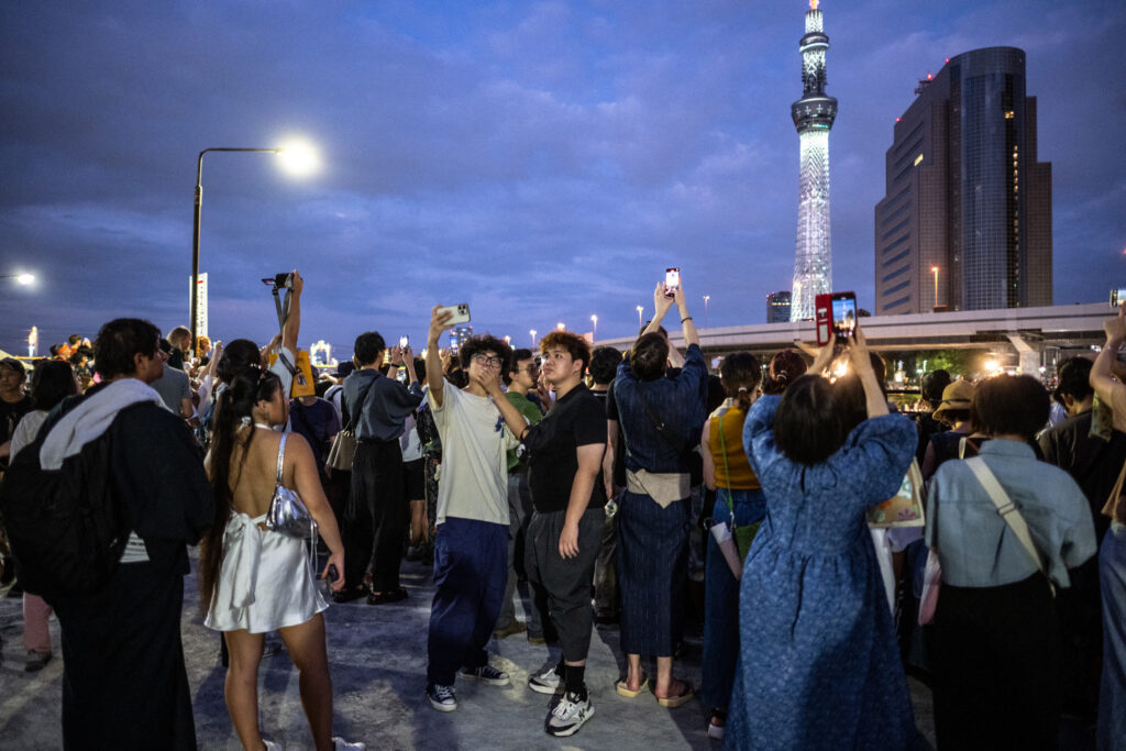 The surge was backed by the yen's historic weakness and more frequent flights. (AFP)