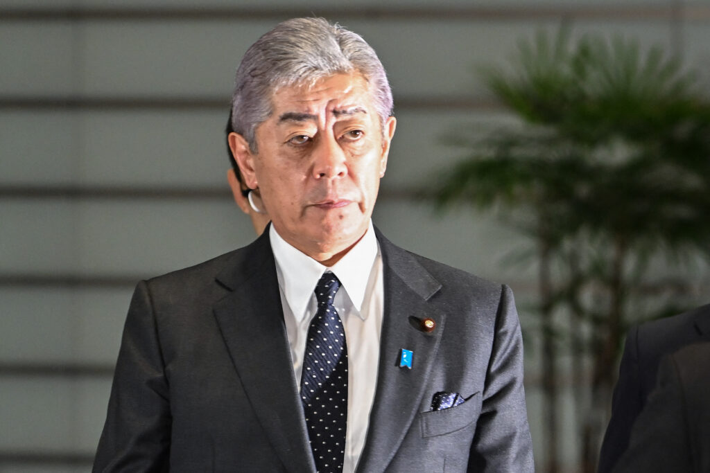 Japan’s Foreign Ministry said that Iwaya held a telephone talk with Sultan Al Jaber, the UAE’s Minister of Industry and Advanced Technology and Special Envoy to Japan, on Monday. (AFP)