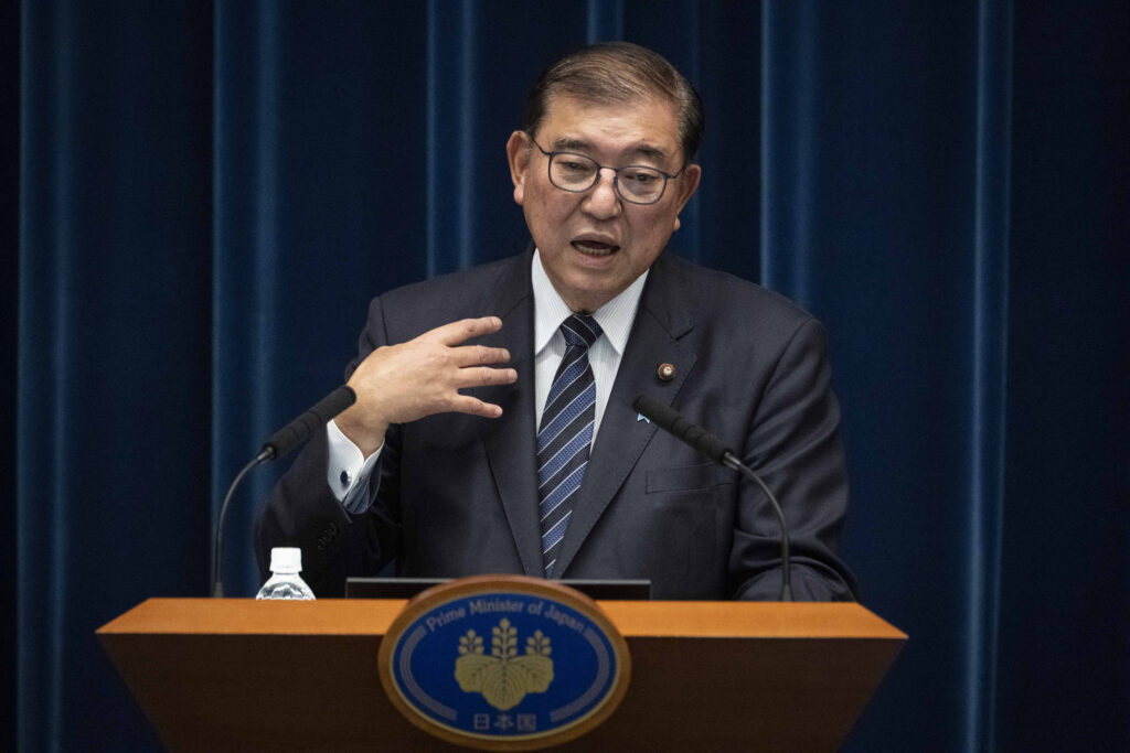 Ishiba, who took office on Oct. 1, aims to enact the budget for fiscal 2025, which starts next April, by the end of March. (AFP)