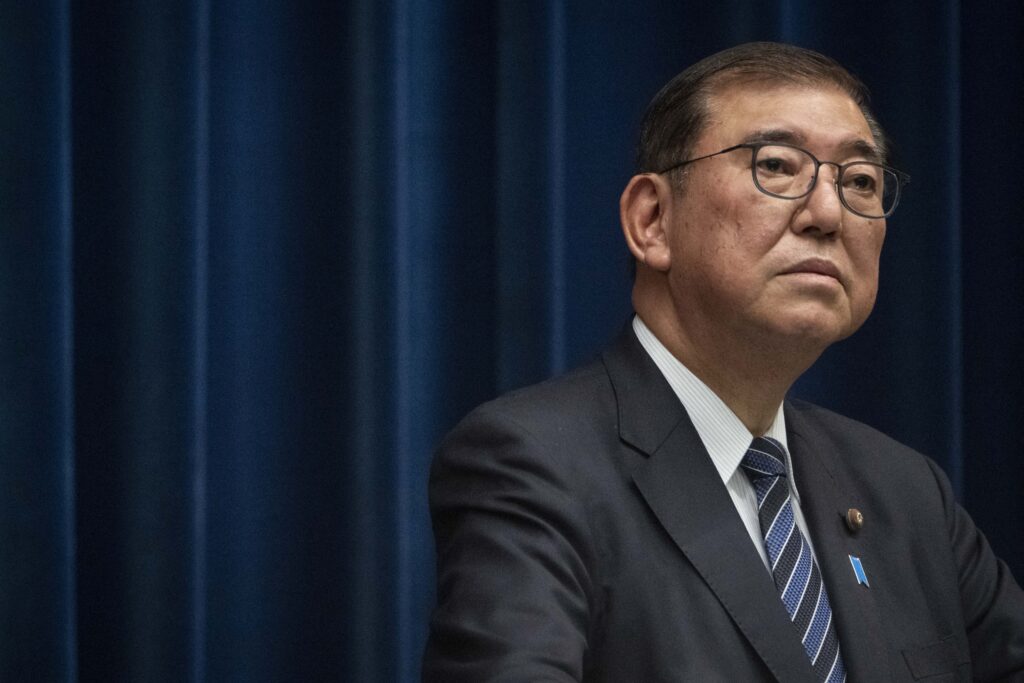 The remark comes as Ishiba, who heads a minority government, could not survive a no-confidence motion against his cabinet if opposition parties table it together. (AFP)