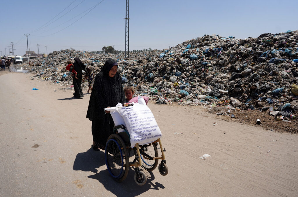 During the meeting, the participants demonstrated a strong commitment to addressing the urgent humanitarian, early recovery, and reconstruction needs in Gaza. (AFP/file)