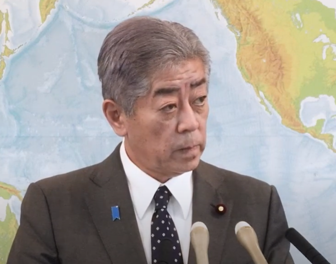 The Foreign Minister also spoke about Japanese boxing champion Naoya Inoue’s sponsorship contract with Riyadh Season. (Screengrab/MOFA)