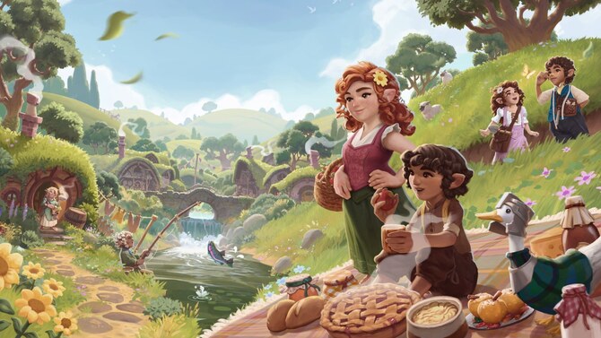 ‘Tales of the Shire: A The Lord of the Rings Game’ allows you to play a Hobbit without any great responsibility beyond making your idyllic corner of Middle Earth as welcoming and homely as possible. (Supplied)