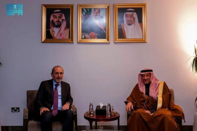 Deputy Prime Minister and Minister of Foreign Affairs and Expatriates of the Hashemite Kingdom of Jordan Dr. Ayman Safadi arrived in Riyadh on Sunday. (SPA)