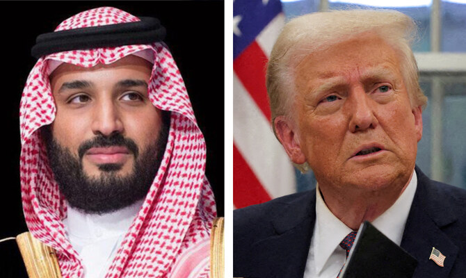 The pair discussed bilateral cooperation to establish peace, security and stability in the Middle East, in addition to enhancing bilateral cooperation to combat terrorism. (SPA/Reuters)