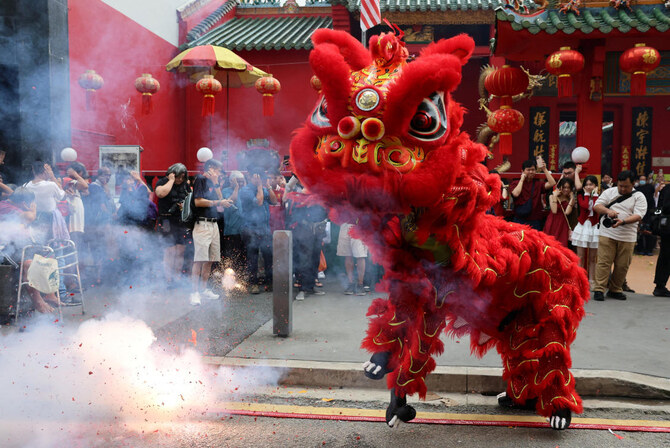 The snake is one of 12 animals in the Chinese zodiac and follows the just-ended Year of the Dragon. (REUTERS)