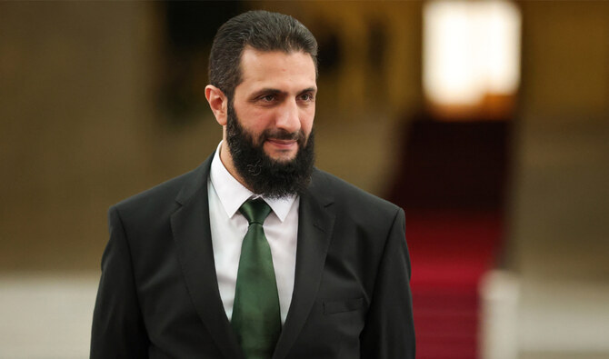 Sharaa was appointed Wednesday to lead Syria for an unspecified transitional period, and has been tasked with forming an interim legislature after the dissolution of the Assad era parliament and the suspension of the 2012 constitution. (AFP)