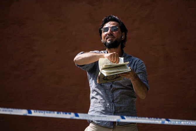 Salwan Momika, the 38-year-old Iraqi man who staged several burnings and desecrations of Quran in Sweden has been killed in a shooting. (FILE/AFP)