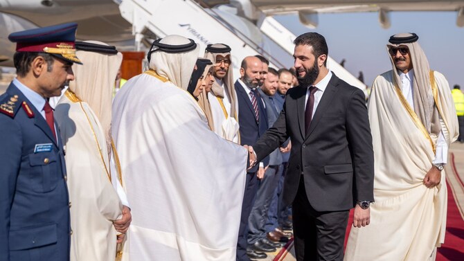 Ahmed Al-Sharaa was declared interim president of Syria during a conference this week. (QNA)
