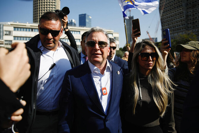 US Special Envoy to the Middle East, Steve Witkoff, walks on the day of the release of hostages held in Gaza since the deadly Oct. 7 2023 attack, as part of a ceasefire deal in Gaza between Hamas and Israel, in Tel Aviv, Jan. 30, 2025. (Reuters)