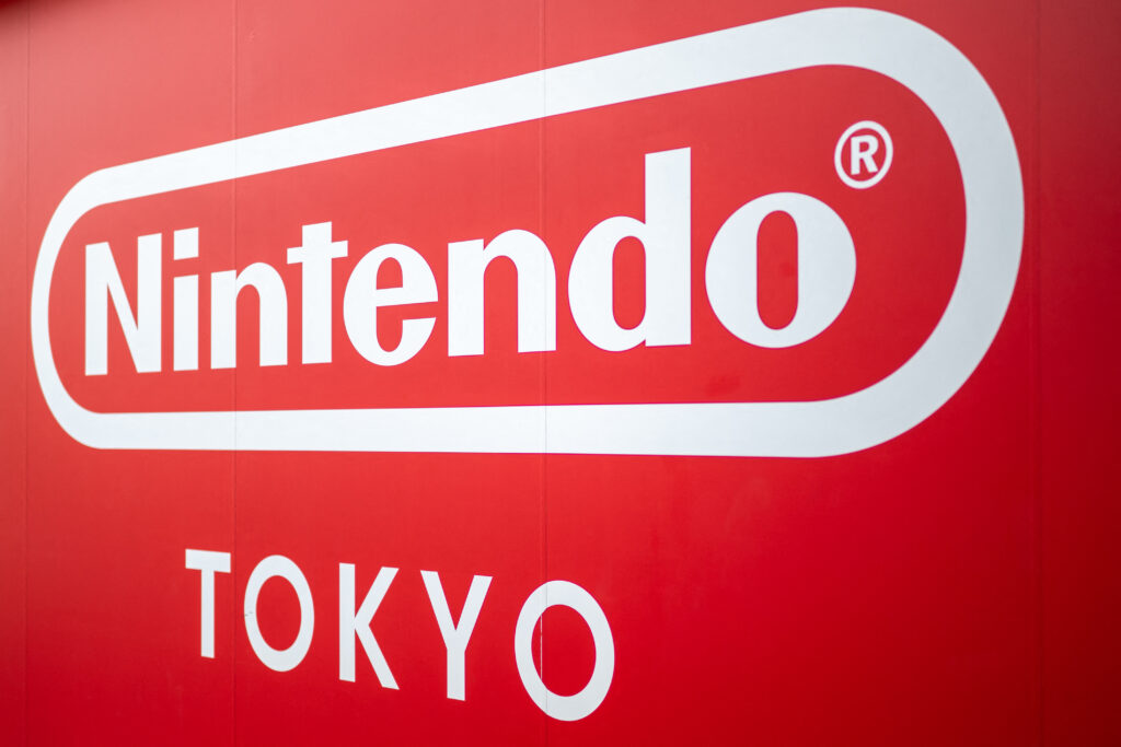 A logo of Nintendo is seen at a store in Shibuya district in Tokyo November 5, 2024. (AFP)