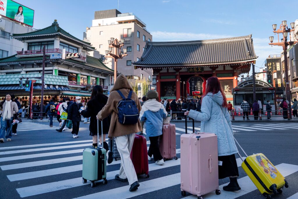 The country logged more than 36.8 million tourist arrivals in 2024, topping 2019's record of nearly 32 million, according to estimates from the Japan National Tourism Organization. (AFP)