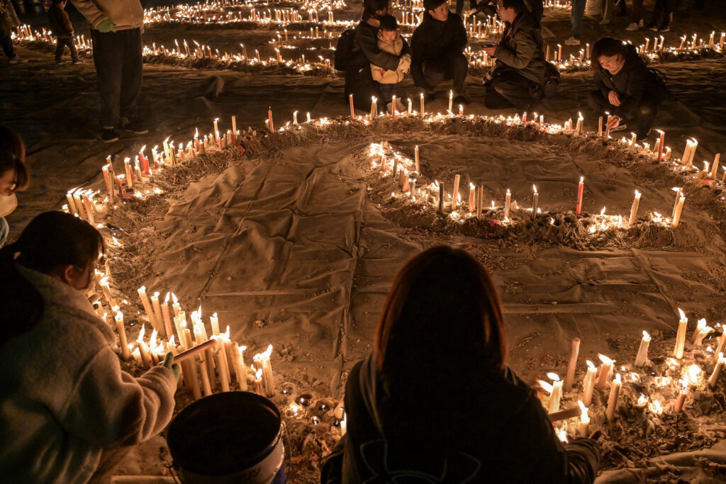 The port city of Kobe was hit by a 7.2 magnitude quake on January 17, 1995, killing 6,434 people and levelling much of the city. (AFP)
