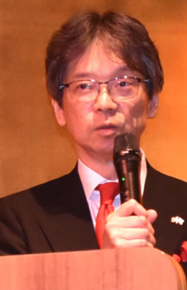 Japanese Ambassador HISAJIMA Naoto gave a speech at the ceremony. (Instagram/@japanemb_qatar)