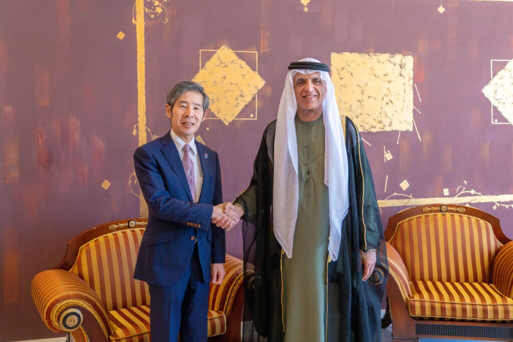 The two officials discussed how Okaniwa’s role will contribute to strengthening cooperation with Japan at various levels. (Via WAM)