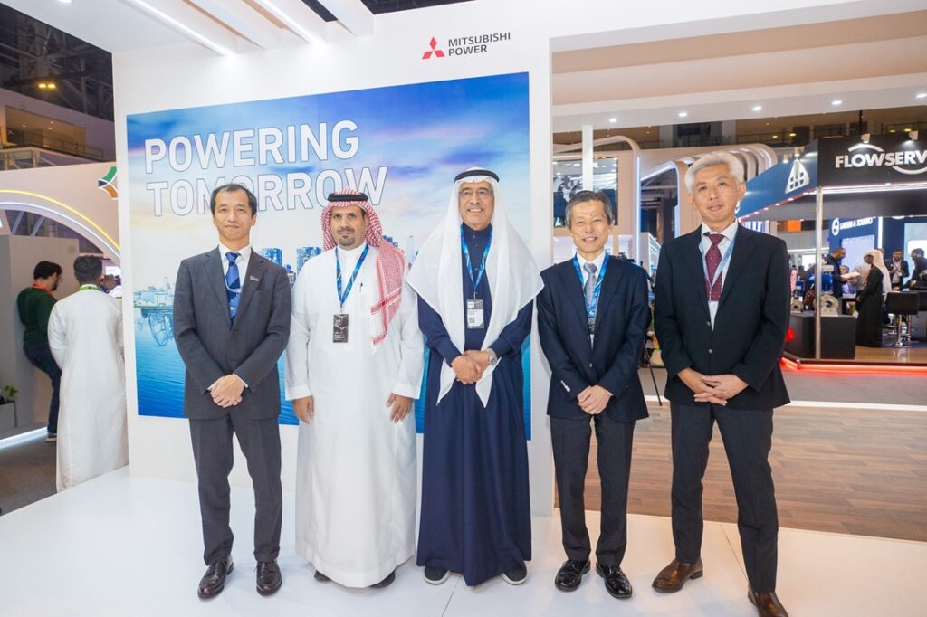 Group photo of Mitsubishi Power and MHI team at IKTVA event. (Supplied)