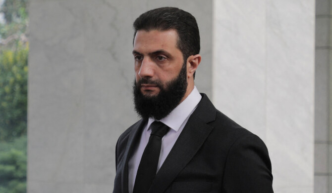 Syria's de facto leader Ahmed al-Sharaa in Damascus, Syria, December 30, 2024. (REUTERS)