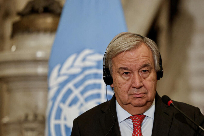 UN Secretary-General Antonio Guterres said ‘we must avoid at all costs the resumption of hostilities in Gaza that would lead to an immense tragedy’ in a statement. (AFP)