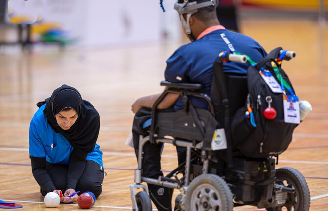 Boccia, a precision ball game, was introduced into the Paralympic Games in 1984 and has since rocketed in popularity. (SPA)