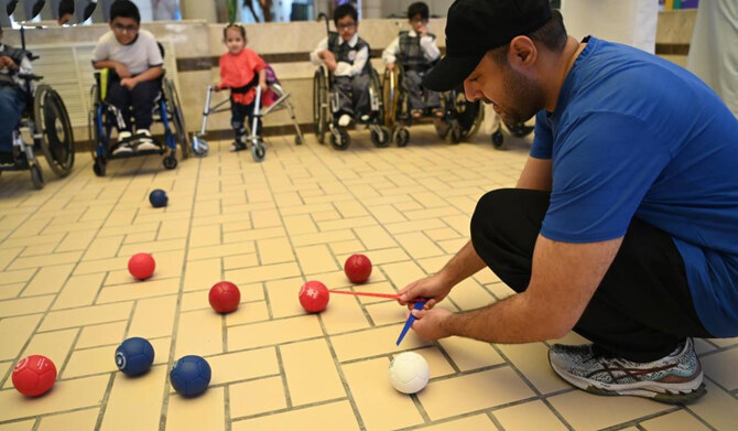 Boccia, a precision ball game, was introduced into the Paralympic Games in 1984 and has since rocketed in popularity. (SPA)
