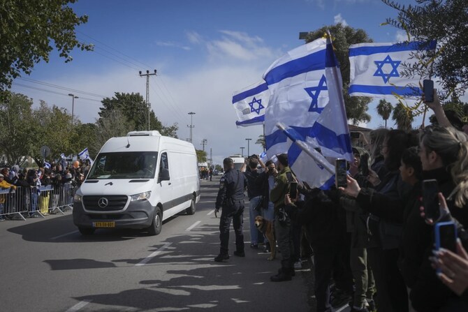 Israeli Prime Minister Benjamin Netanyahu said on Friday that Hamas had handed over the body of a “Gazan woman” the day before and not that of hostage Shiri Bibas as agreed in the truce deal. (AP)