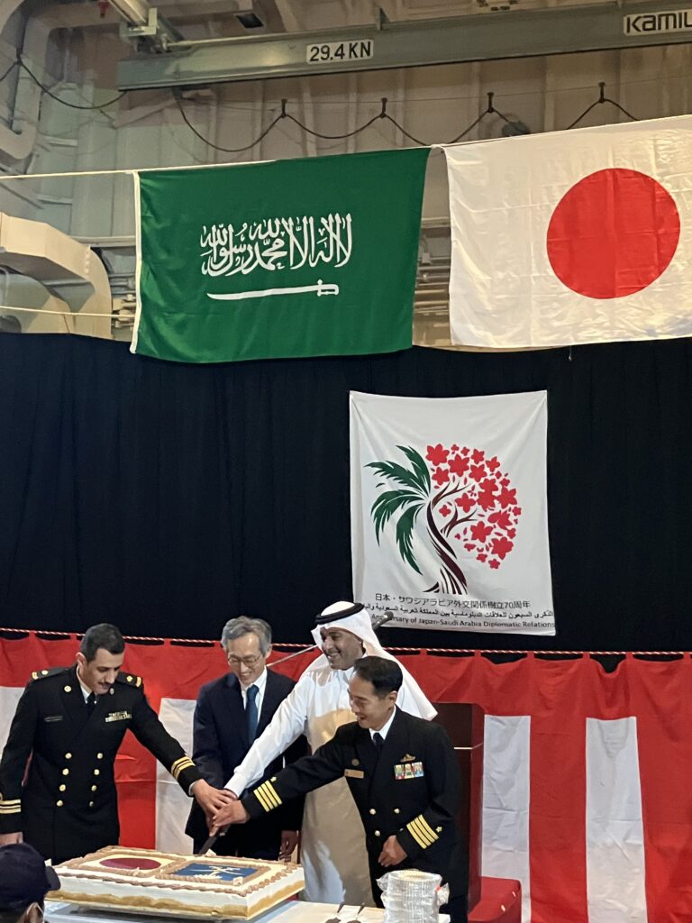 The reception was attended by several government officials, naval officers, and businesspeople. (Supplied)