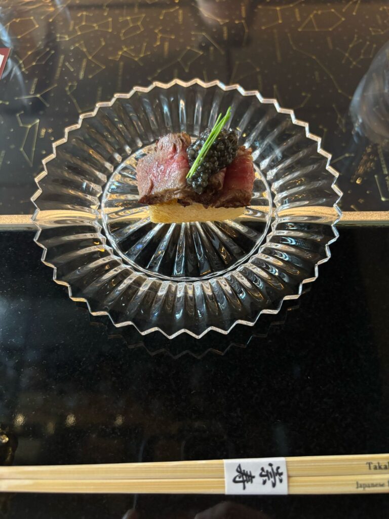 The TakaHisa x Hiyama collaboration showcased the unmatched excellence of Wagyu paired with seasonal Japanese ingredients. (ANJ)