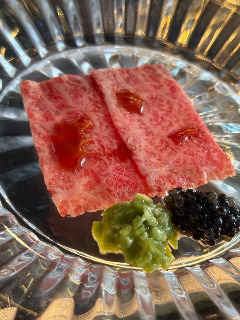 The TakaHisa x Hiyama collaboration showcased the unmatched excellence of Wagyu paired with seasonal Japanese ingredients. (ANJ)