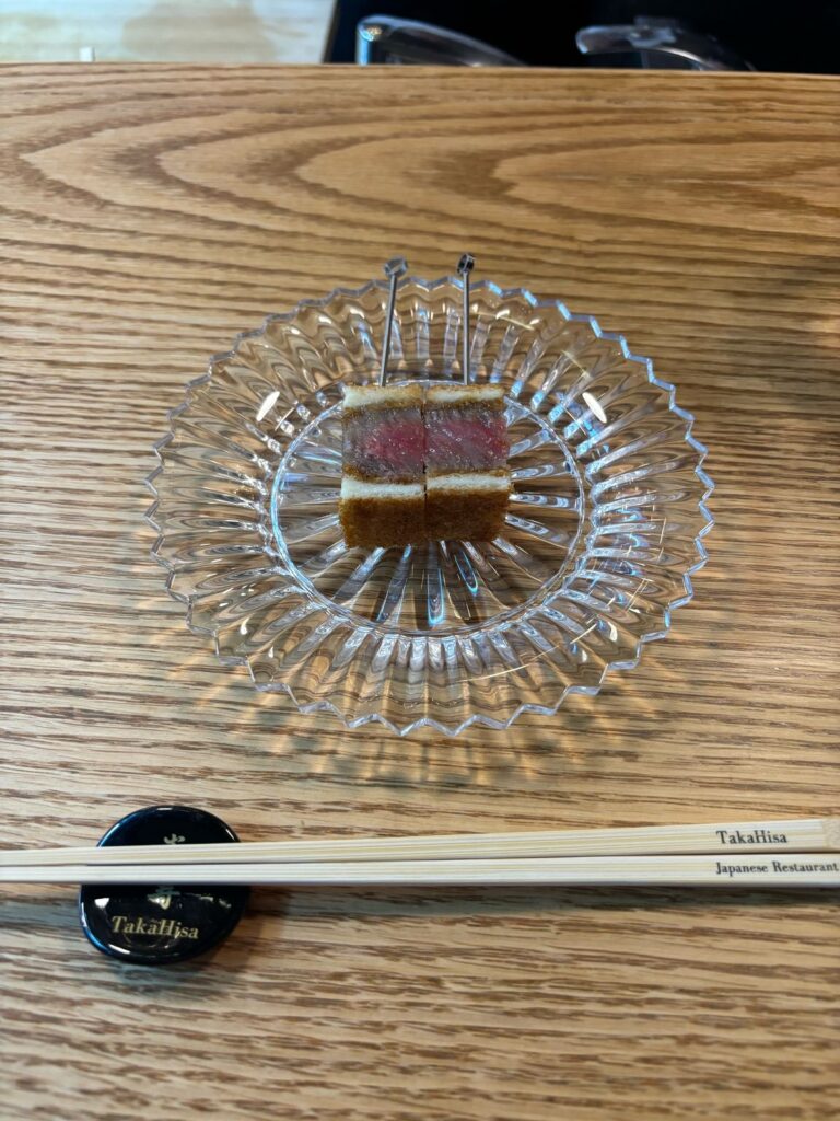 The two French chefs worked with the Japanese restaurant’s Sushi Master Takashi Namekata and Wagyu Master Hisao Ueda. (ANJ)