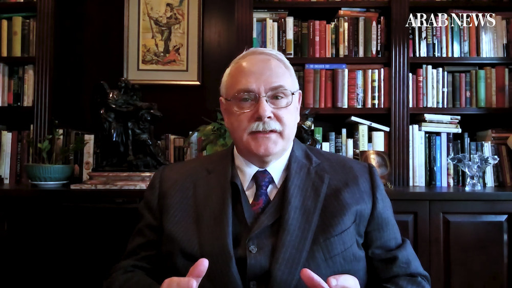 Norman Roule, a former senior US intelligence official, spoke to “Frankly Speaking” host Katie Jensen on the possible impact of President Trump’s actions in the Middle East among a number of other topics. (AN Photo)