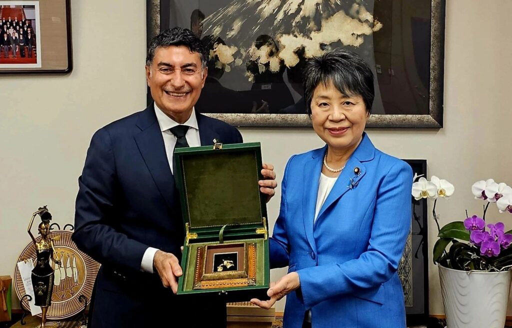 The pair spoke about women empowerment and the “crucial role” it played in fostering peace and security. (LinkedIn)