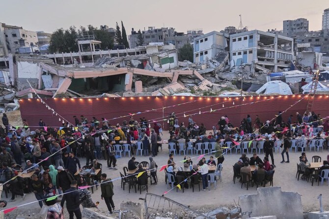 The cutbacks threaten to halt the small gains aid workers have made combatting Gaza’s humanitarian crisis during the Israel-Hamas ceasefire. (AP)