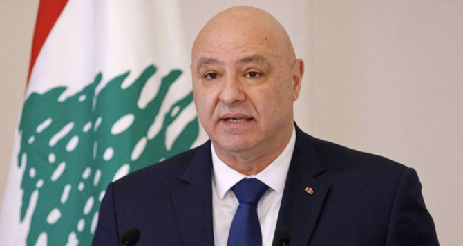 Lebanese President Joseph Aoun on Saturday called on the international community to fulfill its commitments to Lebanon and translate its supportive stances into concrete actions. (AFP/File Photo)
