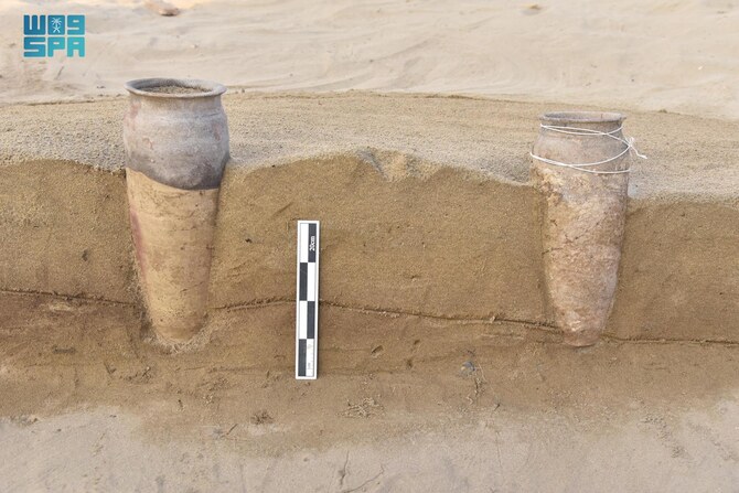 Saudi Arabia’s Heritage Commission has completed the third season of the archaeological excavation at the Al-Sirrain site in Al-Lith governorate, Makkah region. (SPA)