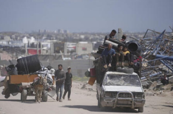 Two senior UN advisers have sounded the alarm over renewed violence in Gaza following a series of deadly Israeli airstrikes, warning the escalation could have “irreversible consequences.” (AP/File)