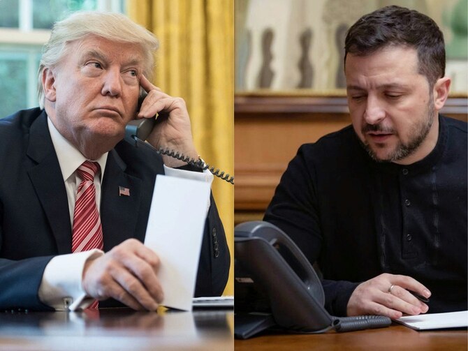 Zelensky told reporters that Trump had not mounted any pressure on Kyiv to capitulate to the Kremlin demands. (AFP)