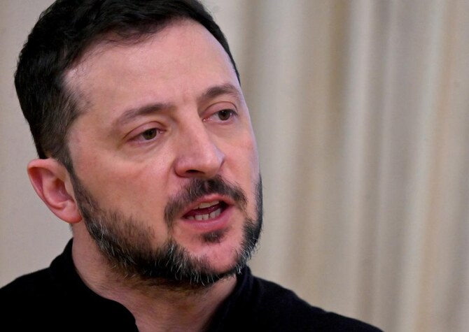 Zelensky wrote on his X.com account that: “Ukrainian and American teams are ready to meet in Saudi Arabia in the coming days” . (FILE/AFP)