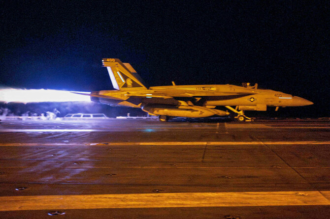 The American strikes entered its 10th day without a sign of stopping. (FILE/AFP)