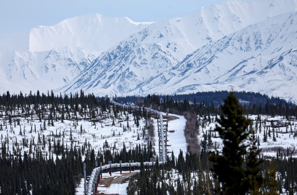 Trump is pushing energy sales to Asian allies while threatening trade tariffs, reviving Alaska's stalled LNG ambitions. (AFP)
