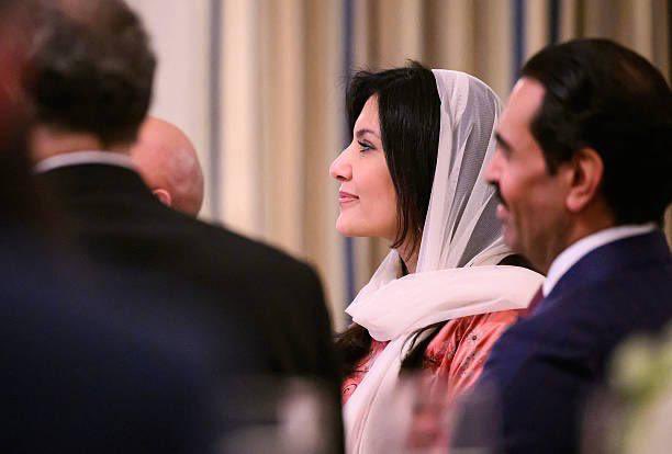 Princess Reema Bandar Al-Saud was among several ambassadors from Arab countries who attended the White House iftar on Thursday. (X: @rbalsaud)