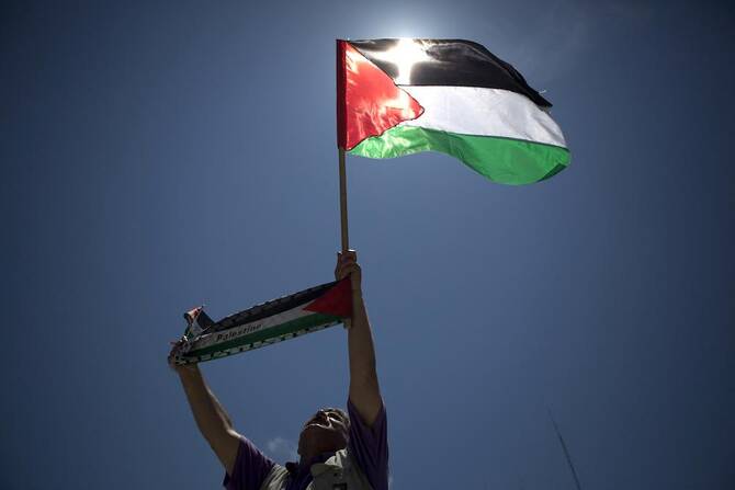 French President Emmanuel Macron earlier announced that Paris intended to recognize a Palestinian state within months. (AFP file photo)