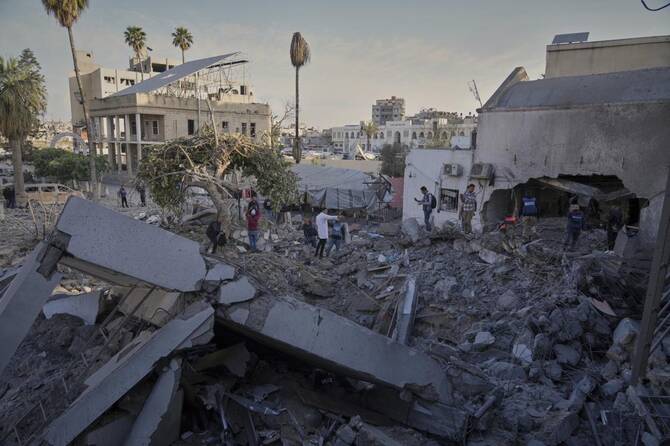 United Nations Secretary-General Antonio Guterres is “deeply alarmed” at Sunday’s strike by Israeli. (AP)