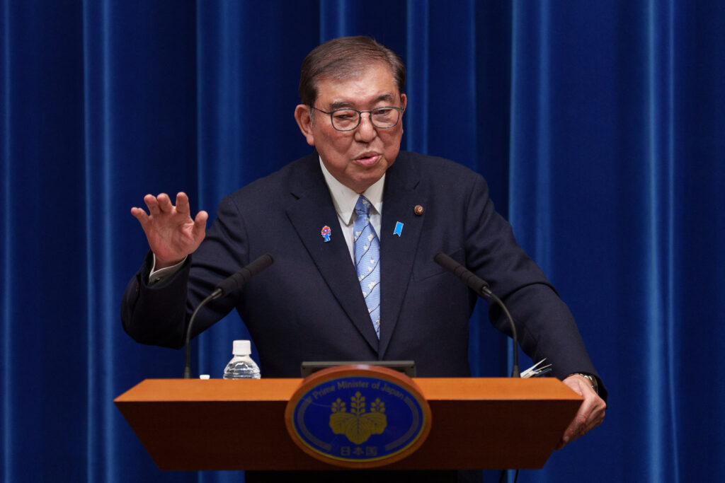 Ishiba told reporters he is willing to fly to Washington to negotiate directly with Trump. (AFP)