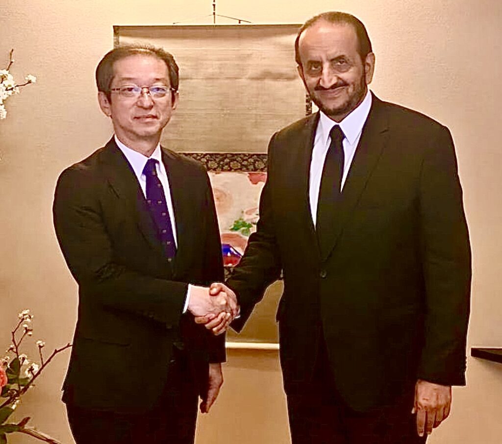 The two sides exchanged views on the situation surrounding the Gaza Strip and the Middle East, as well as East Asia and maritime security. (Supplied)