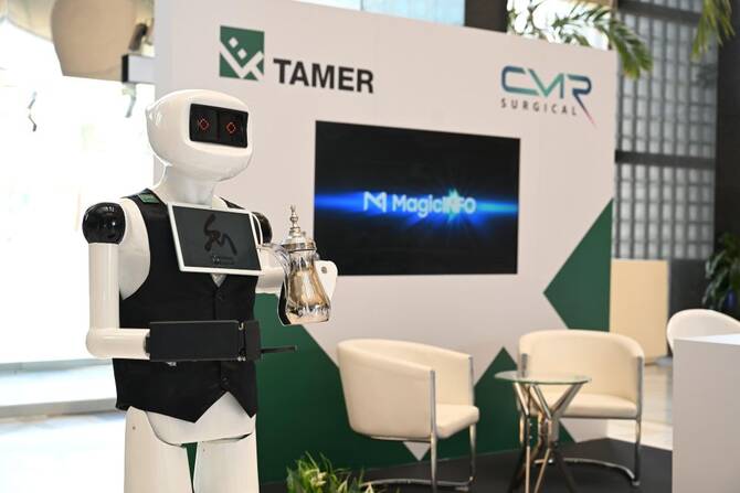 Saudi students showcased their robotic inventions at King Abdulaziz University Robocon 2025, which was held at the university’s King Faisal Convention Center. (Supplied)