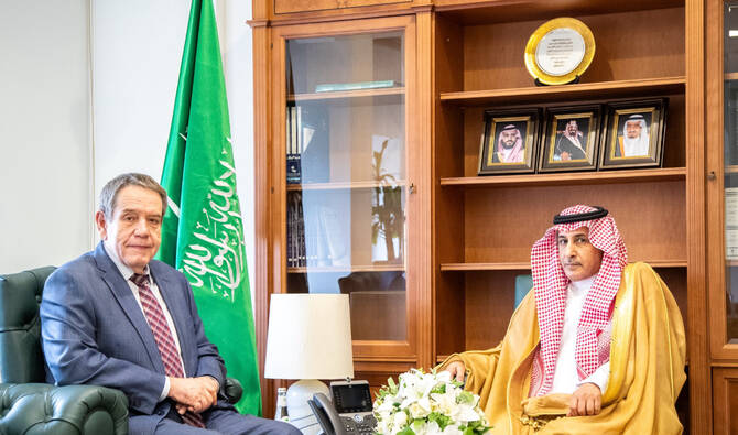 The pair discussed relations between their countries and other topics of common interest, the Foreign Ministry wrote on X. (MOFA)